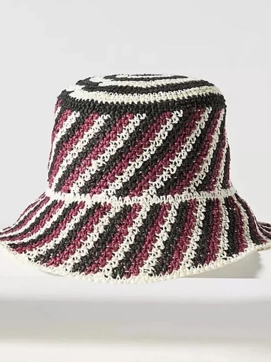 NWT Anthropologie Crochet Bucket Hat